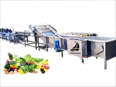 Frozen mixed vegetables line